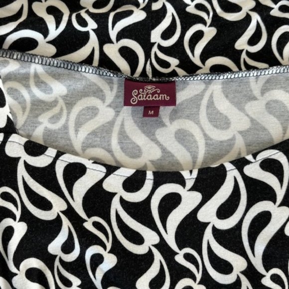 Salaam Black/White Tunic (M) - Picture 4 of 4